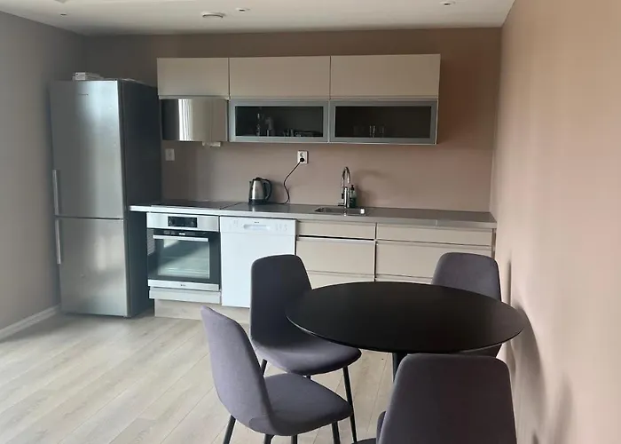 Moderne Med Panorama Utsikt